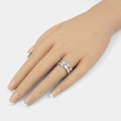 Bvlgari 18K White Gold B-Zero1 Ring EU 52