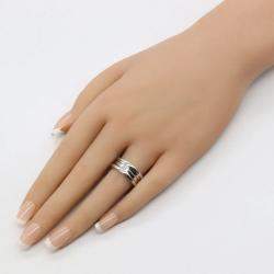 Bvlgari 18K White Gold B-Zero1 Ring EU 50
