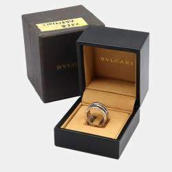Bvlgari 18K White Gold B-Zero1 Ring EU 50