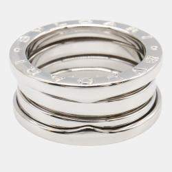 Bvlgari 18K White Gold B-Zero1 Ring EU 50