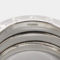Bvlgari 18K White Gold B-Zero1 Ring EU 50