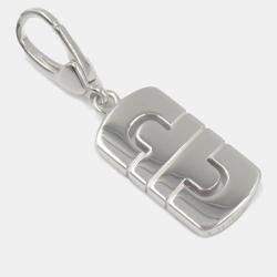 Bvlgari 18K White Gold Parentesi Diamond Charm