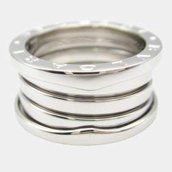 Bvlgari B.Zero1 18K White Gold Band Ring EU 53