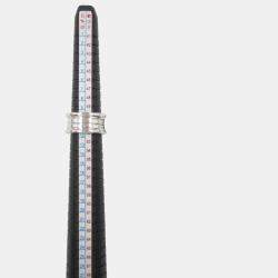 Bvlgari B.Zero1 18K White Gold Band Ring EU 51