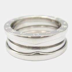 Bvlgari B.Zero1 18K White Gold Band Ring EU 52