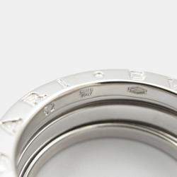 Bvlgari B.Zero1 18K White Gold Band Ring EU 52