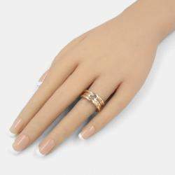 Bvlgari B.Zero1 18K Rose Gold Band Ring EU 51