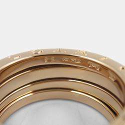 Bvlgari B.Zero1 18K Rose Gold Band Ring EU 52