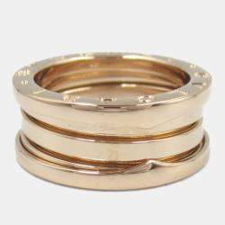 Bvlgari B.Zero1 18K Rose Gold Band Ring EU 52