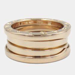 Bvlgari B.Zero1 18K Rose Gold Band Ring EU 52