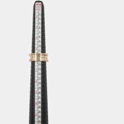 Bvlgari B.Zero1 18K Rose Gold Band Ring EU 52