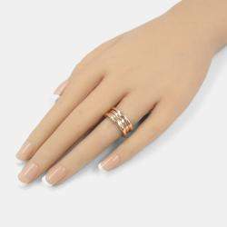 Bvlgari B.Zero1 18K Rose Gold Band Ring EU 51
