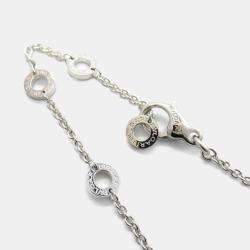 Bvlgari Parentesi 18K White Gold Pendant Necklace