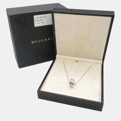 Bvlgari Parentesi 18K White Gold Pendant Necklace