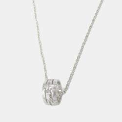 Bvlgari Parentesi 18K White Gold Pendant Necklace