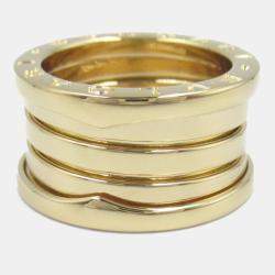 Bvlgari B.Zero1 18K Yellow Gold Band Ring EU 50