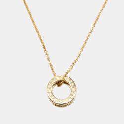 Bvlgari B.Zero1 18K Yellow Gold Pendant Necklace