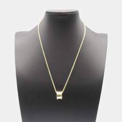 Bvlgari B.Zero1 18K Yellow Gold Pendant Necklace