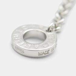 Bvlgari Cerchi Astrale 18K White Gold Pendant Necklace
