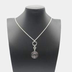 Bvlgari Cerchi Astrale 18K White Gold Pendant Necklace