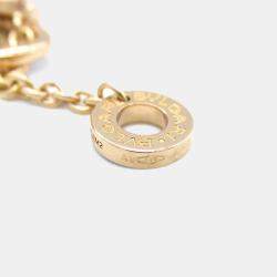 Bulgari BVLGARI BVLGARI 18K Rose Gold Diamond Link Pendant Necklace