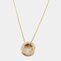 Bvlgari B-Zero1 Ceramic 18K Rose Gold Necklace 