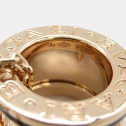 Bvlgari B-Zero1 Ceramic 18K Rose Gold Necklace 