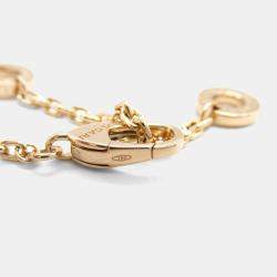 Bvlgari B-Zero1 Ceramic 18K Rose Gold Necklace 