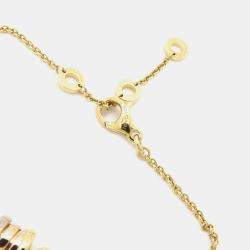 Bvlgari 18K Yellow, White, Rose Gold B.Zero1 Element Bracelet 