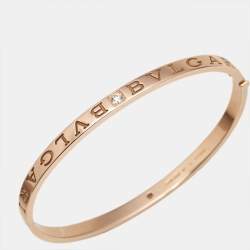 Bvlgari Bvlgari Bvlgari Diamonds 18k Rose Gold Bracelet L