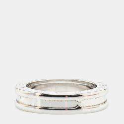 Bvlgari 18K White Gold B.Zero1 One Band Ring