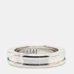 Bvlgari 18K White Gold B.Zero1 One Band Ring