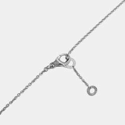 Bvlgari 18K White Gold Bvlgari Bvlgari Diamond Openwork Necklace