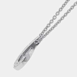 Bvlgari 18K White Gold Bvlgari Bvlgari Diamond Openwork Necklace