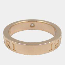 Bvlgari B-Zero1 Diamond 18K Pink Rose Gold EU 50 