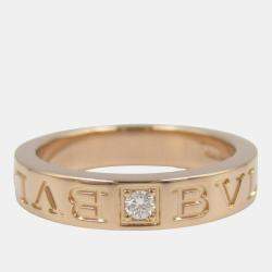 Bvlgari B-Zero1 Diamond 18K Pink Rose Gold EU 50 