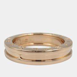 Bvlgari B.Zero1 18K Rose Gold Ring EU 53
