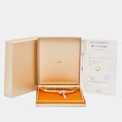Bvlgari Serpenti Diamonds Rubies 18k Two Tone Gold Necklace