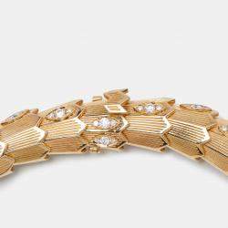 Bvlgari Serpenti Diamonds Rubies 18k Two Tone Gold Necklace