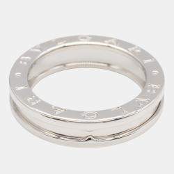 مملوكة مسبقًا خاتم بلغاري بي.زيرو1 ذهب أبيض عيار 18 مقاس 53