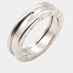 مملوكة مسبقًا Bvlgari B.Zero1 18K White Gold Ring EU 51