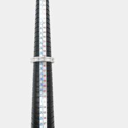 Pre Owned Bvlgari B.Zero1 18K White Gold Ring EU 55