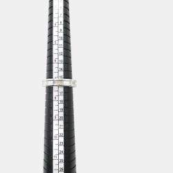 Pre Owned Bvlgari B.Zero1 18K White Gold Ring EU 55