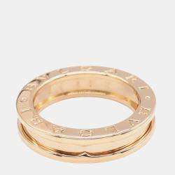 مملوكة مسبقًا Bvlgari B.Zero1 1-Band 18K Rose Gold Ring EU 52