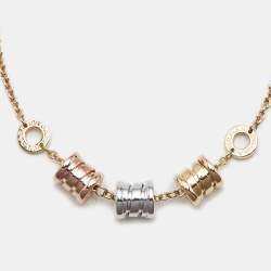 Pre Owned Bvlgari B.Zero1 18k Three Tone Gold Bracelet