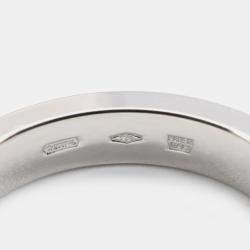 Pre Owned Bvlgari B.Zero1 18K White Gold, Diamond Ring EU 57