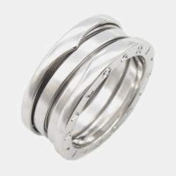 Pre Owned Bvlgari B.Zero118K White Gold  Ring EU 54