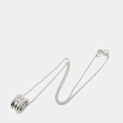Pre Owned Bvlgari B.Zero118K White Gold Necklace