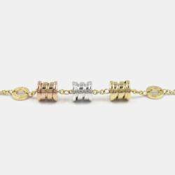 Pre Owned Bvlgari B.Zero1Element 18K Yellow Gold, Rose Gold, White Gold Bracelet
