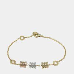 Pre Owned Bvlgari B.Zero1Element 18K Yellow Gold, Rose Gold, White Gold Bracelet